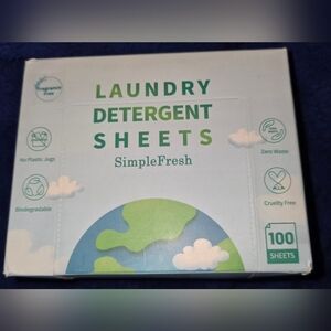 Laundry Detergent Sheets — White & Green Eco Pack